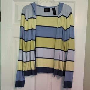 Liz Claiborne Crazy Horse Zip Hoodie Sweater